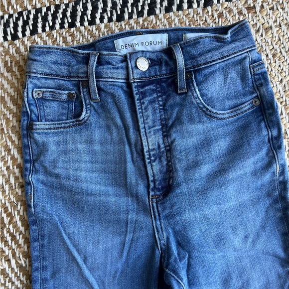 Denim Forum Lola High Rise Skinny Crop - Picture 2 of 8